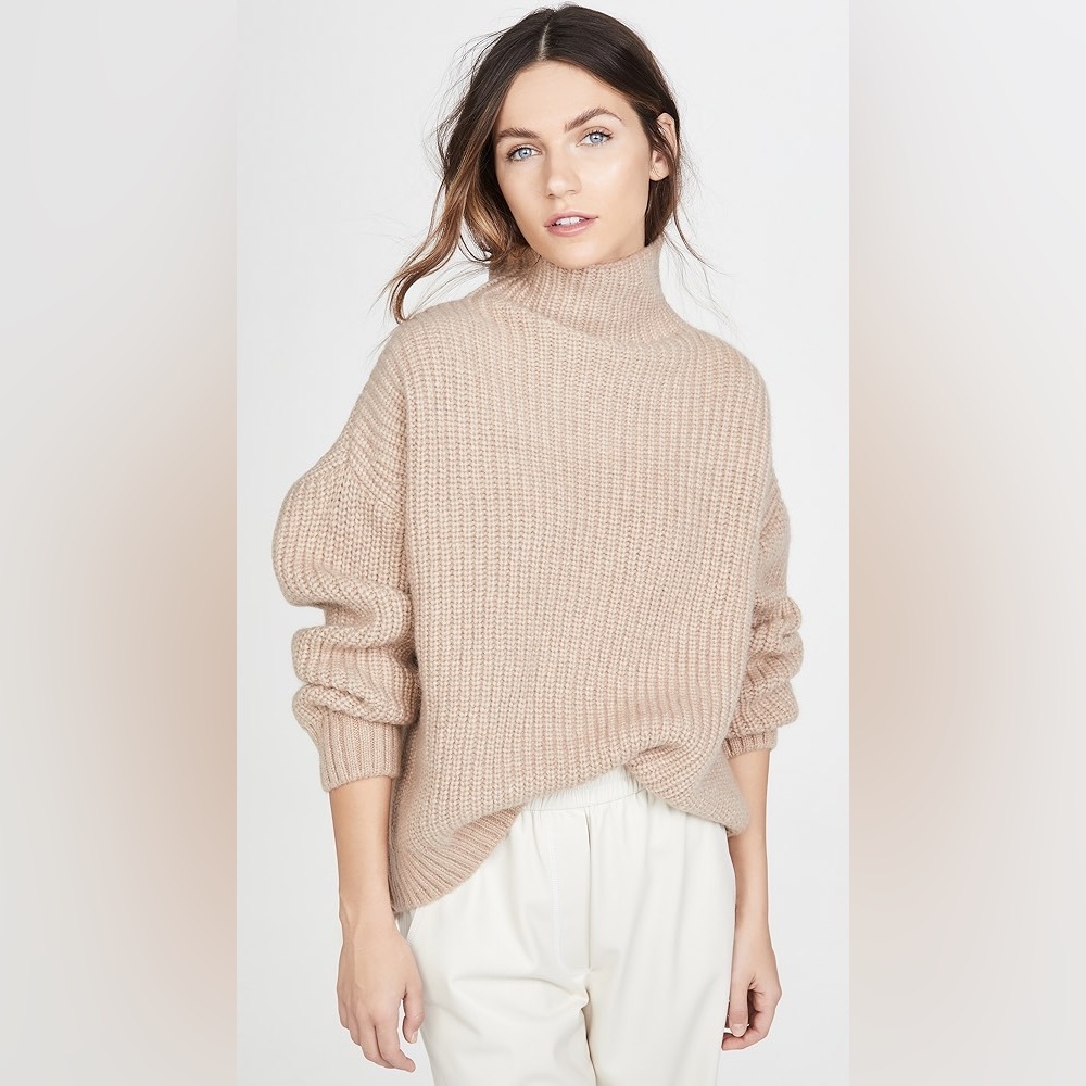 Anine Bing Sydney Sweater in Camel